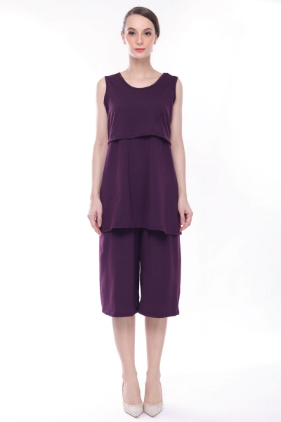 Alina Pyjamas in Plum Alina Pyjamas in Plum